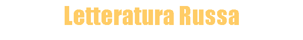 Letteratura Russa