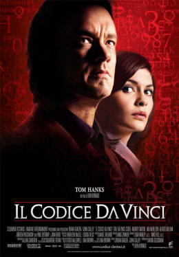 Locandina del Film Il Codice da Vinci con Tom Hanks