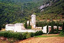 Abbazia di S. Pietro in valle nei pressi di Ferentillo
