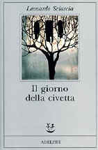 Copertina de "Il giorno della civetta" nell'edizione Adelphi