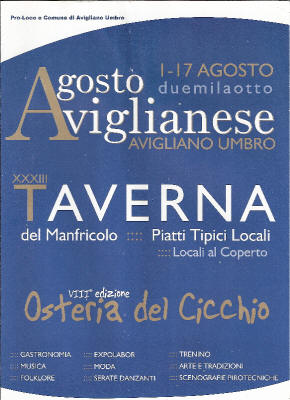 Agosto Aviglianese - Avigliano Umbro (TR)